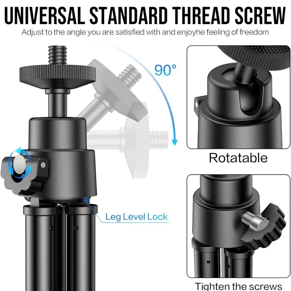 Lightweight Mini Tripod, Tripod Mount Cell Phone Holder Table Stand